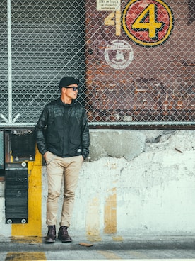 「CRIMIE（クライミー）のアイテム」を使った、TANAKA (GARDEN CREW)さん（メンズ・173cm）の春コーディネート