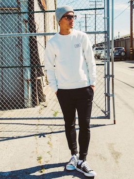 「CRIMIE（クライミー）のアイテム」を使った、TANAKA (GARDEN CREW)さん（メンズ・173cm）の冬コーディネート