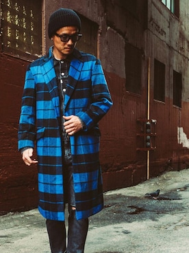 クライミー　チェスターコート セール】 [撥水素材]中綿チェスターコート （ステンカラーコート