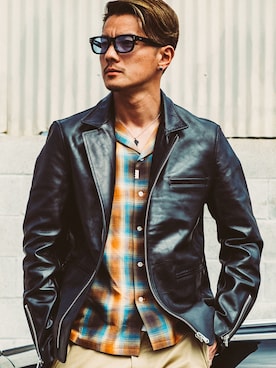 「CRIMIE（クライミー）のアイテム」を使った、TANAKA (GARDEN CREW)さん（メンズ・173cm）の冬コーディネート