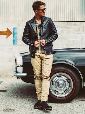 「CRIMIE（クライミー）のアイテム」を使った、TANAKA (GARDEN CREW)さん（メンズ・173cm）の冬コーディネート