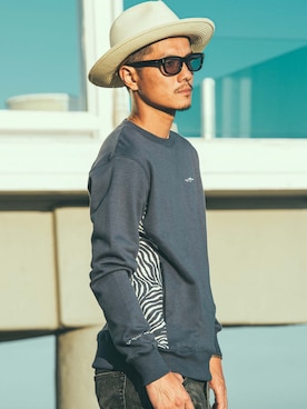 「スエット」｜TANAKA (GARDEN CREW)さん（メンズ・173cm）の春コーディネート