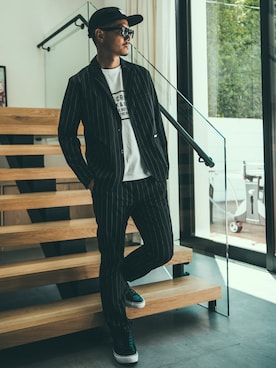 「アイテム（ピアス（片耳用））」を使った、TANAKA (GARDEN CREW)さん（メンズ・173cm）の春コーディネート