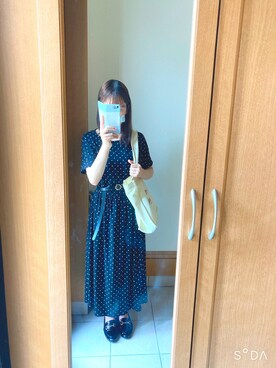 「アイテム（ワンピース/ドレス）」を使った、yunanaさん（レディース・158cm・10代）の夏コーディネート