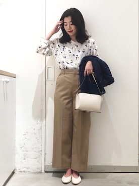 「レプシィム(LEPSIM)」｜「アイテム（デニムジャケット）」を使った、mahoさん（レディース・161cm）の春コーディネート