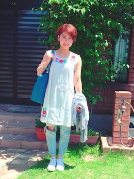 ゴルゴルさん(レディース・159cm)の夏コーディネート