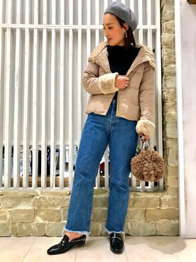「Discoat Parisien」｜「アイテム（ダウンジャケット/コート）」を使った、kei.2727さん（レディース・164cm）の秋コーディネート