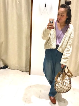 「GU（ジーユー）のアイテム（ブルゾン）」を使った、kei.2727さん（レディース・164cm）の秋コーディネート