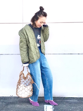 「UNIQLO（ユニクロ）のアイテム（スウェット）」を使った、kei.2727さん（レディース・164cm）の秋コーディネート