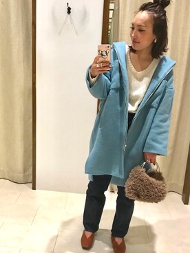 「Discoat Parisien」｜「アイテム（ダウンジャケット/コート）」を使った、kei.2727さん（レディース・164cm）の秋コーディネート