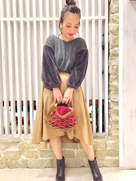 kei.2727さん（レディース・164cm）の冬コーディネート