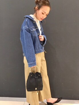 「Discoat Parisien」｜「アイテム（デニムジャケット）」を使った、kei.2727さん（レディース・164cm）の春コーディネート
