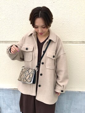 「Discoat」｜「アイテム（その他アウター）」を使った、kei.2727さん（レディース・164cm）の冬コーディネート