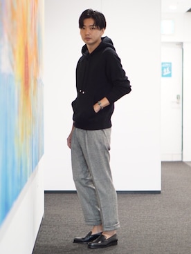 「BAFY（バフィー）のアイテム」を使った、BEAMS Fさん（メンズ・171cm）の秋コーディネート