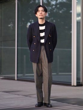 「Letroyes（ルトロワ）のアイテム」を使った、BEAMS Fさん（メンズ・171cm）の秋コーディネート