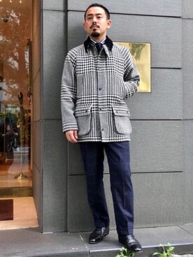 Barbour（バーブァー）の「Barbour × BEAMS F / 別注 ML BEDALE-F 