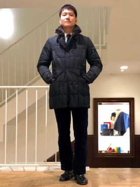 Moorer ムーレー のダウンジャケット コートを使ったメンズ人気ファッションコーディネート ユーザー ショップスタッフ Wear