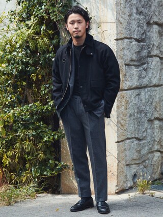 Barbour×BEAMS 別注 WOOL SPEY MALLALIEUS 38 Enjoy your layered style.②｜ビームスF 新宿｜BEAMS