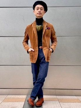 BEAMS Fさん（メンズ・170cm）の冬コーディネート