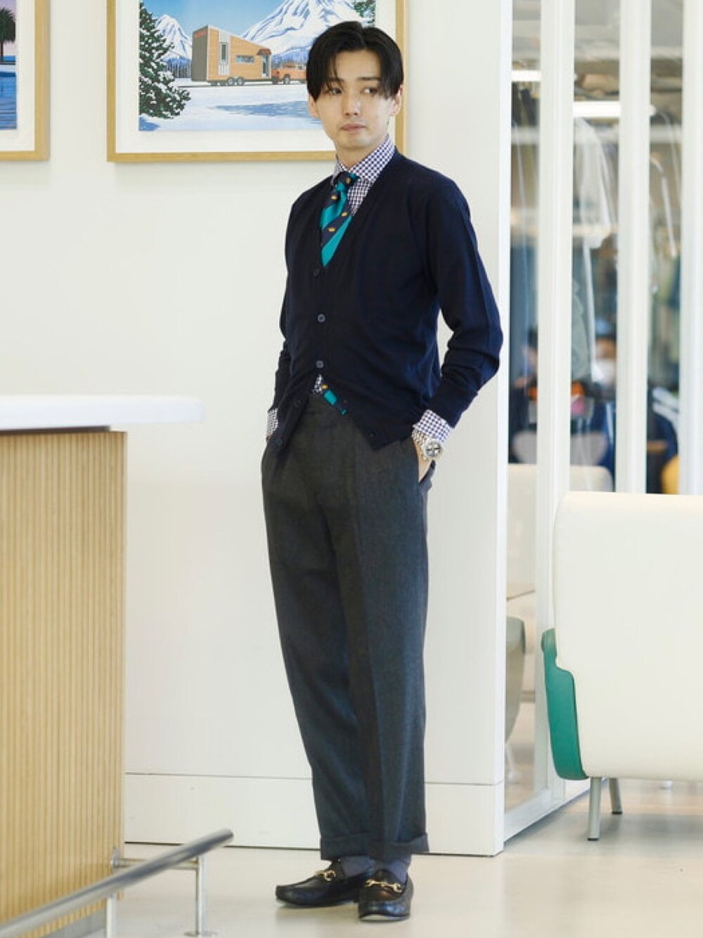 【極美品】Drake's／ドレイクス／ウールタイ／レジメンタル／スフォデラート 極美品】Drake´s／ドレイクス／ウールタイ／レジメンタル／スフォデラート