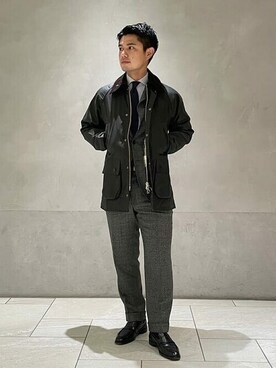 Barbour（バーブァー）の「Barbour × BEAMS F / 別注 ML BEDALE-F 