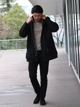 BEAMS Fさん（メンズ・178cm）の冬コーディネート