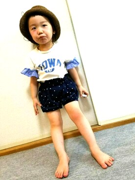 あみおさん(キッズ・90cm)の秋コーディネート