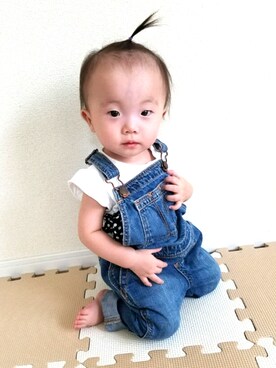 あみおさん（キッズ・60cm）の秋コーディネート