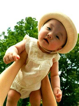 あみおさん（キッズ・60cm）の夏コーディネート