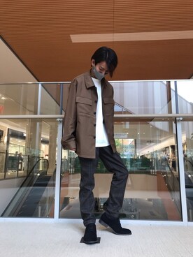 「ユニオンステーション」｜「アイテム（ブーツ）」を使った、tomoさん（メンズ・169cm）の秋コーディネート