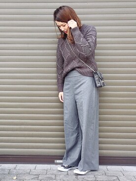 Maakoさん（レディース・165cm）の秋コーディネート