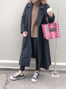 Maakoさん（レディース・165cm）の冬コーディネート