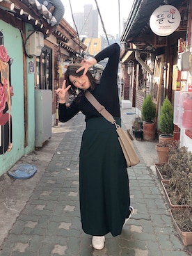 Maakoさん（レディース・165cm）の春コーディネート