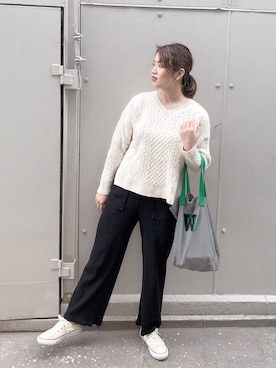 「ラドロー」｜Maakoさん（レディース・165cm）の春コーディネート