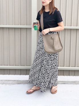 「TKEES（ティキーズ）の＜TKEES（ティキーズ）＞ トング サンダル◆（サンダル）」を使った、Maakoさん（レディース・165cm）の夏コーディネート