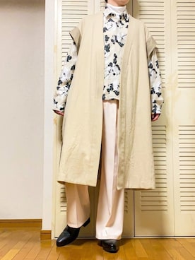 「endevice（エンデヴァイス）のアイテム（シューズ）」を使った、ゐをりさん（メンズ・171cm）の春コーディネート