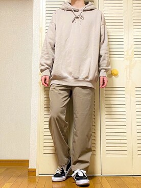 「GUコーデ」｜「アイテム（スリッポン）」を使った、ゐをりさん（メンズ・171cm）の春コーディネート