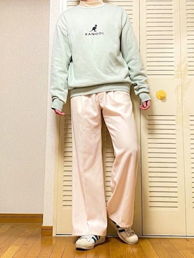 「KANGOL（カンゴール）のアイテム（スウェット）」を使った、ゐをりさん（メンズ・171cm）の春コーディネート