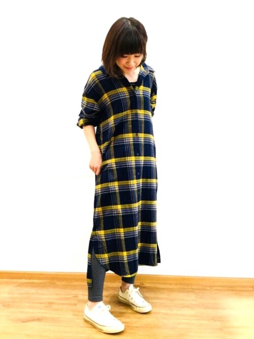 Global Work ゆめタウン出雲sao Globalwork出雲店 さんのワンピースを使ったコーディネート Zozotown