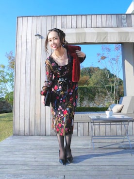 ゆうこさんの「WEGO/ファーマフラー（WEGO）」を使ったコーディネート