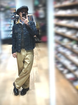 「united arrows」｜「アイテム（財布/小物）」を使った、Jackさん（メンズ・171cm）の秋コーディネート