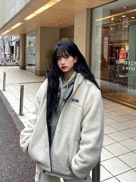 「COVERNAT」｜「アイテム（ジャケット/アウター）」を使った、covernatkrさん（レディース・164cm）の冬コーディネート