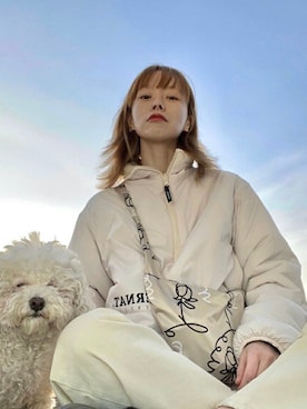 「COVERNAT」｜「アイテム（ジャケット/アウター）」を使った、covernatkrさん（レディース・158cm）の冬コーディネート
