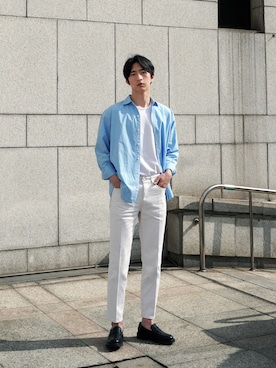 「COVERNAT」｜covernatkrさん（メンズ・182cm）の春コーディネート