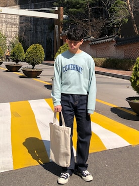 「COVERNAT」｜covernatkrさん（メンズ・182cm）の春コーディネート