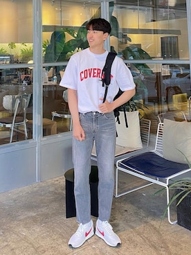 「COVERNAT」｜covernatkrさん（メンズ・185cm）の春コーディネート
