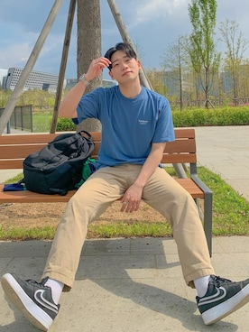 「COVERNAT」｜covernatkrさん（メンズ・185cm）の春コーディネート