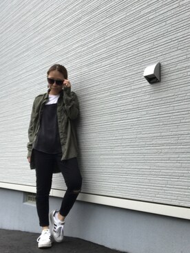 「おちびさん」｜「アイテム（キャミソール）」を使った、Satomi.Kさん（レディース・147cm）の夏コーディネート