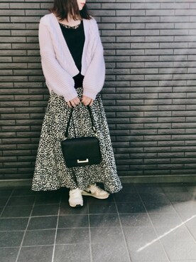 「AS KNOW AS plus（アズノゥアズプラス）のアイテム（キャミソール）」を使った、nenekokoさん（レディース・163cm）の春コーディネート
