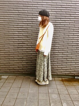 「AS as know as（エーエス アズノウアズ）のアイテム（ハンチング/ベレー帽）」を使った、nenekokoさん（レディース・163cm）の春コーディネート